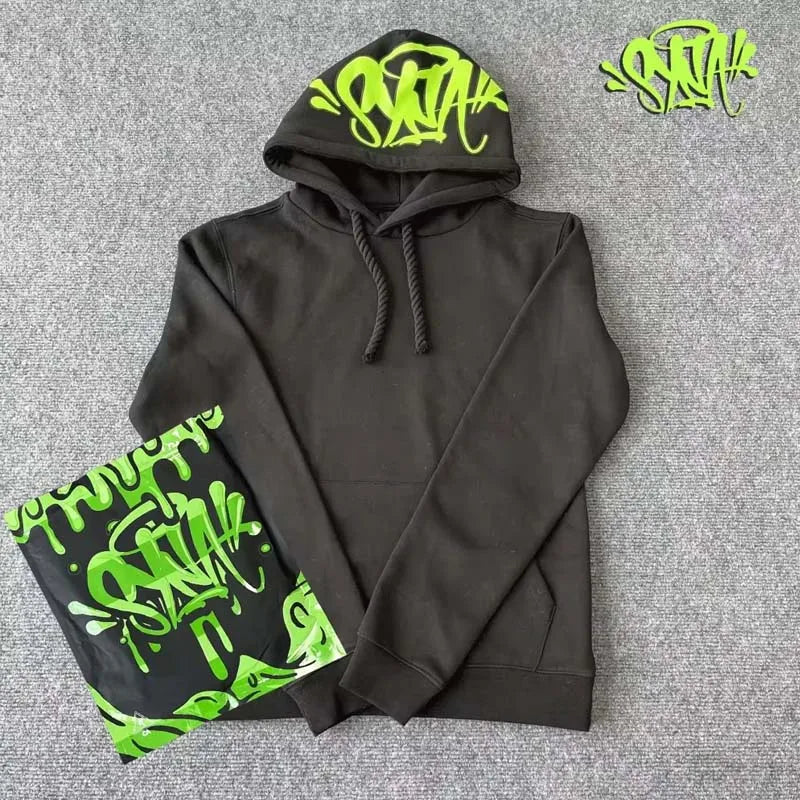Fashion Jacket and Trousers Sports Jogging Men Cotton Hoodie Young Hooded Tops Pants Women's Streetwear Coats Warm Tracksuit