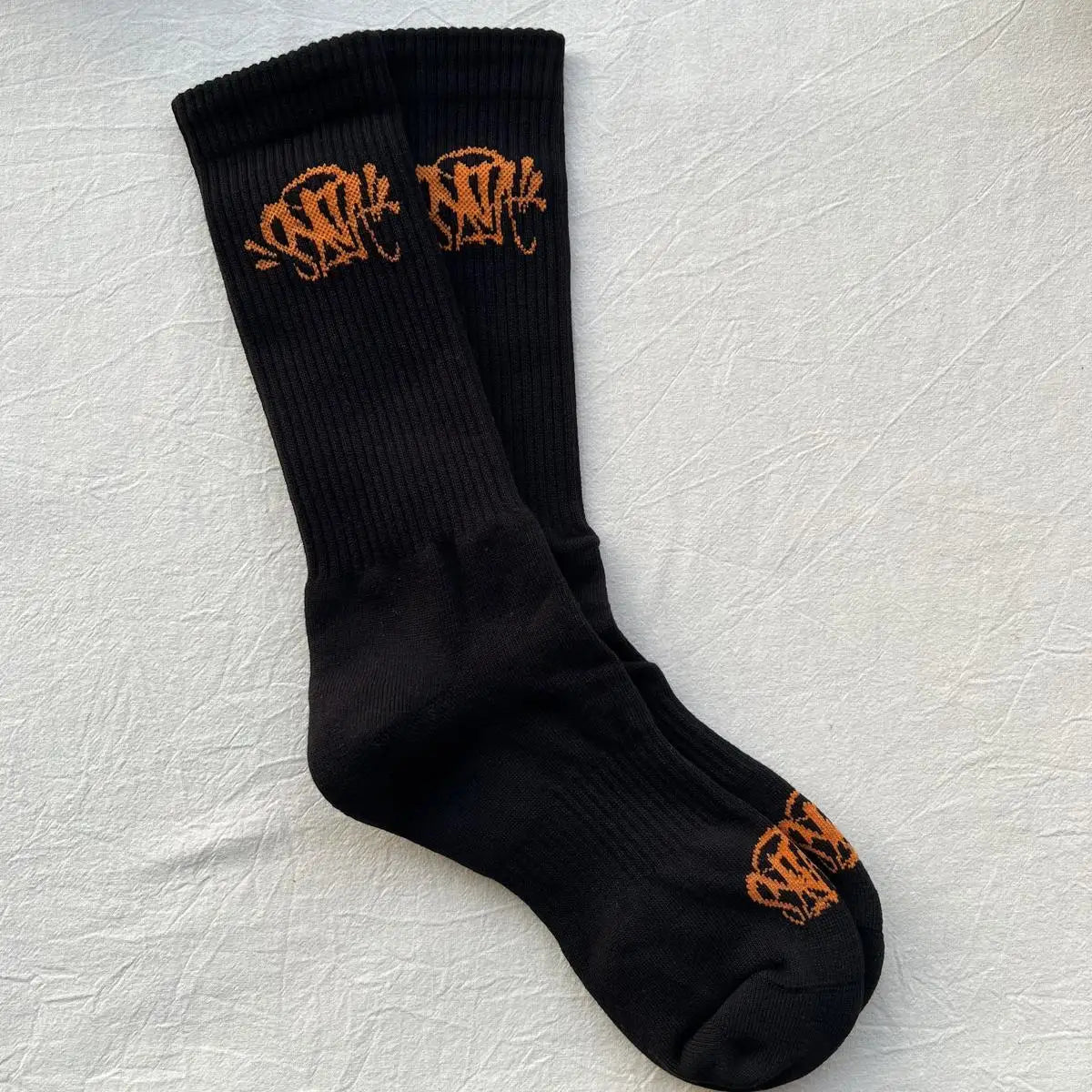 Sy World Socks Black Green Men Sock Mid-Calf Cotton Sport Socks Breathable Sweat Absorbent Fashionable Men's Socks