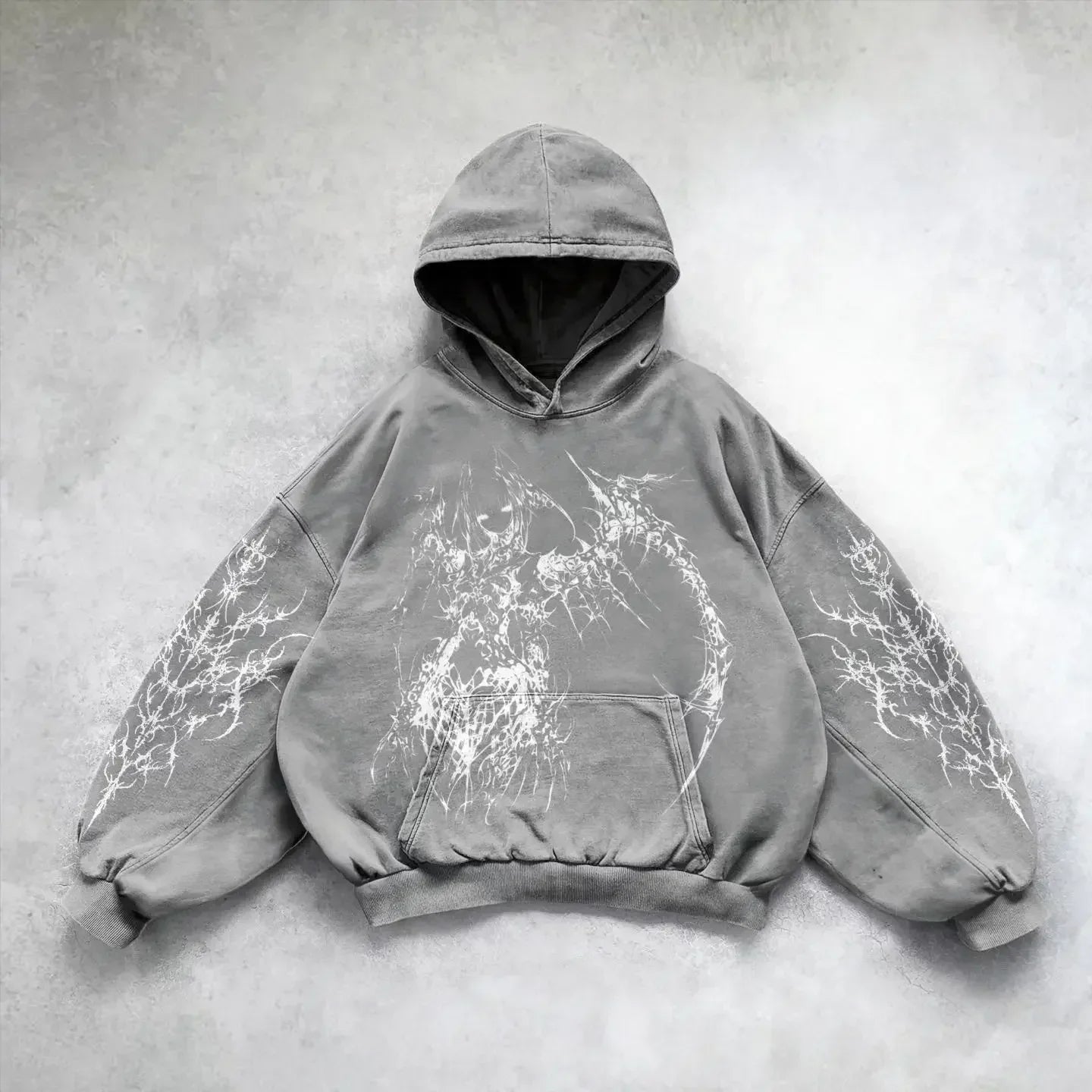 Harajuku goddess print hoodies women goth new couples goth hoodie skull y2k tops oversized sweatshirt streetwear gothic clothes