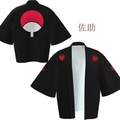 Demon Killer Cartoon Kimono Style Jacket Anime Cape Half Sleeve Cardigan