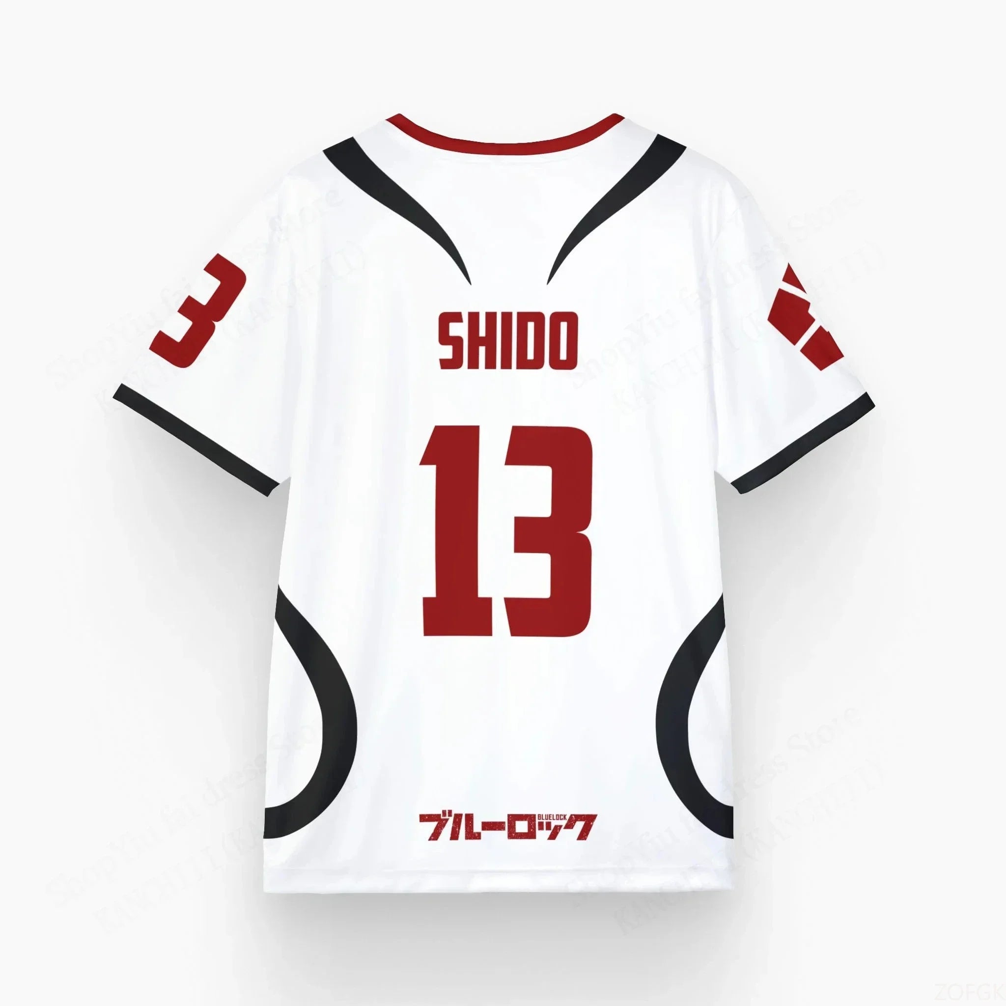 Mens Anime Jersey Blue Lock Sae Itoshi Role Playing 3d Print T-shirt T shirt Breathable Men Women Fashion Oversized Short Sleeve