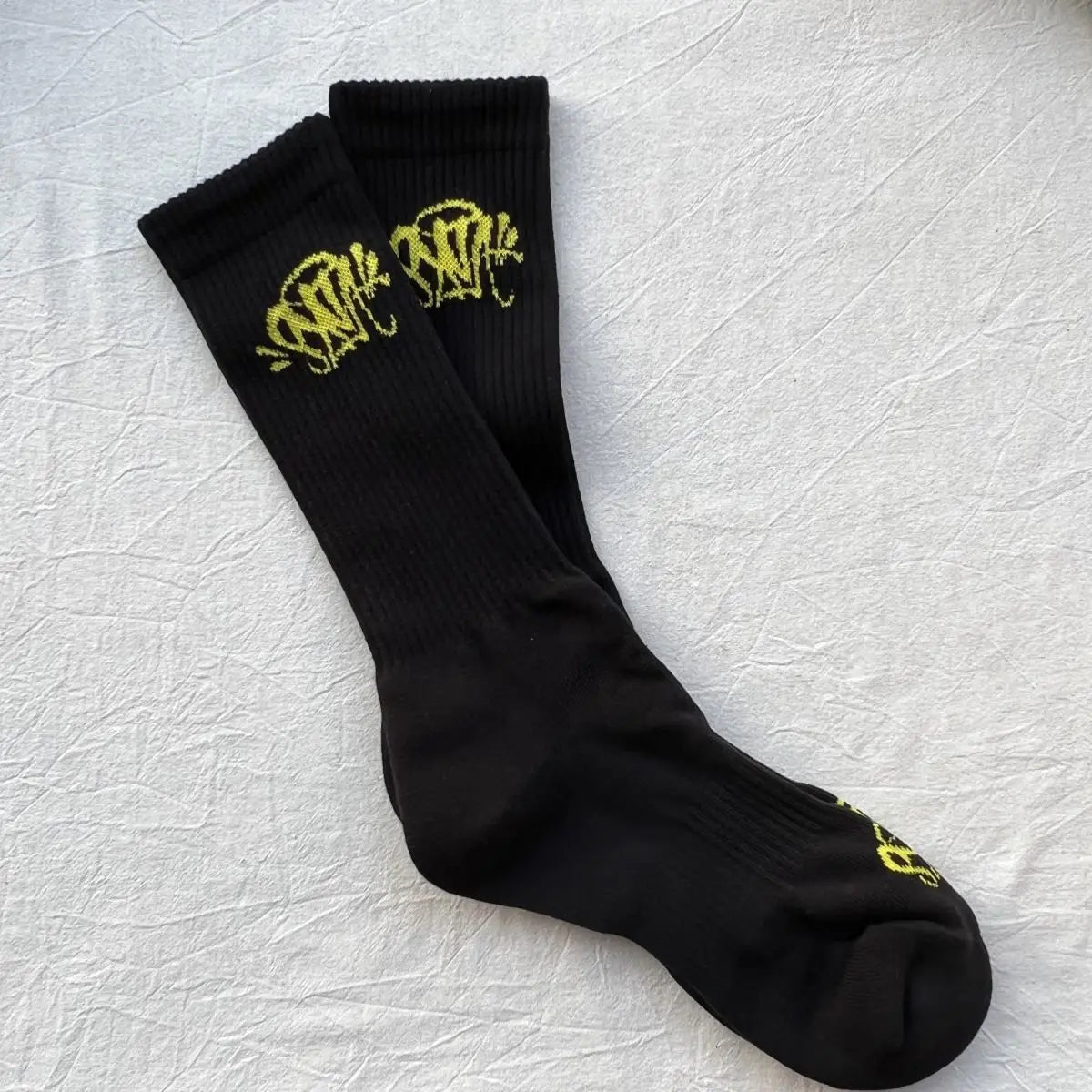 Sy World Socks Black Green Men Sock Mid-Calf Cotton Sport Socks Breathable Sweat Absorbent Fashionable Men's Socks