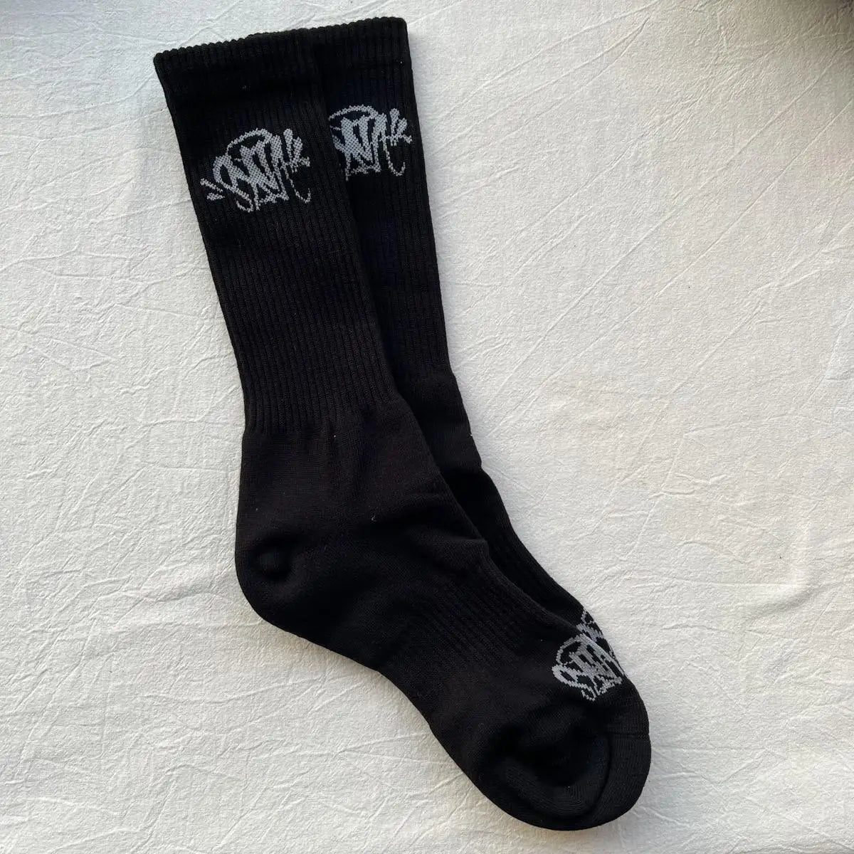 Sy World Socks Black Green Men Sock Mid-Calf Cotton Sport Socks Breathable Sweat Absorbent Fashionable Men's Socks