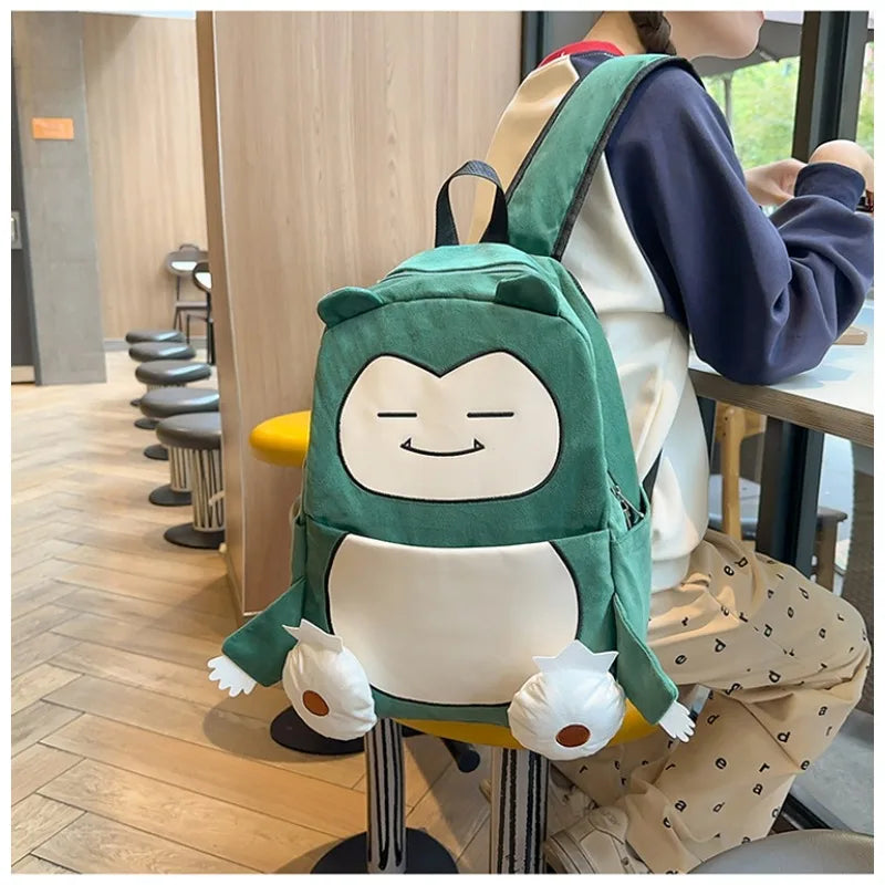 Miniso has a large capacity sweet and cute college student backpack with casual and versatile shopping backpack.