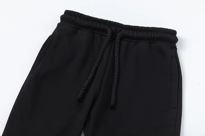 Fashion Jacket and Trousers Sports Jogging Men Cotton Hoodie Young Hooded Tops Pants Women's Streetwear Coats Warm Tracksuit