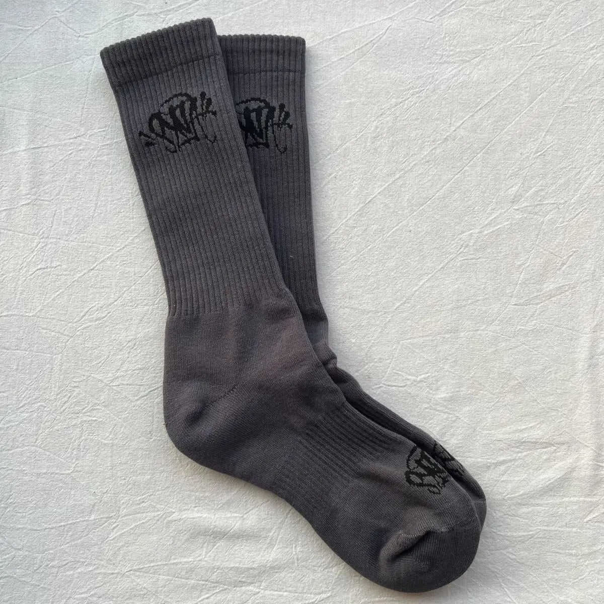 Sy World Socks Black Green Men Sock Mid-Calf Cotton Sport Socks Breathable Sweat Absorbent Fashionable Men's Socks