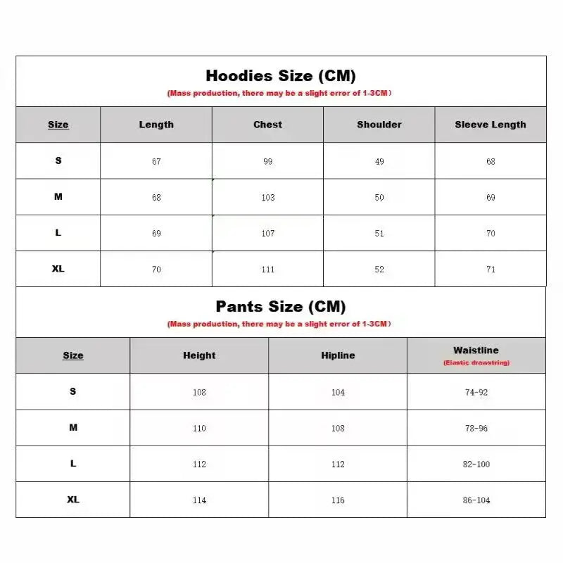 Fashion Jacket and Trousers Sports Jogging Men Cotton Hoodie Young Hooded Tops Pants Women's Streetwear Coats Warm Tracksuit